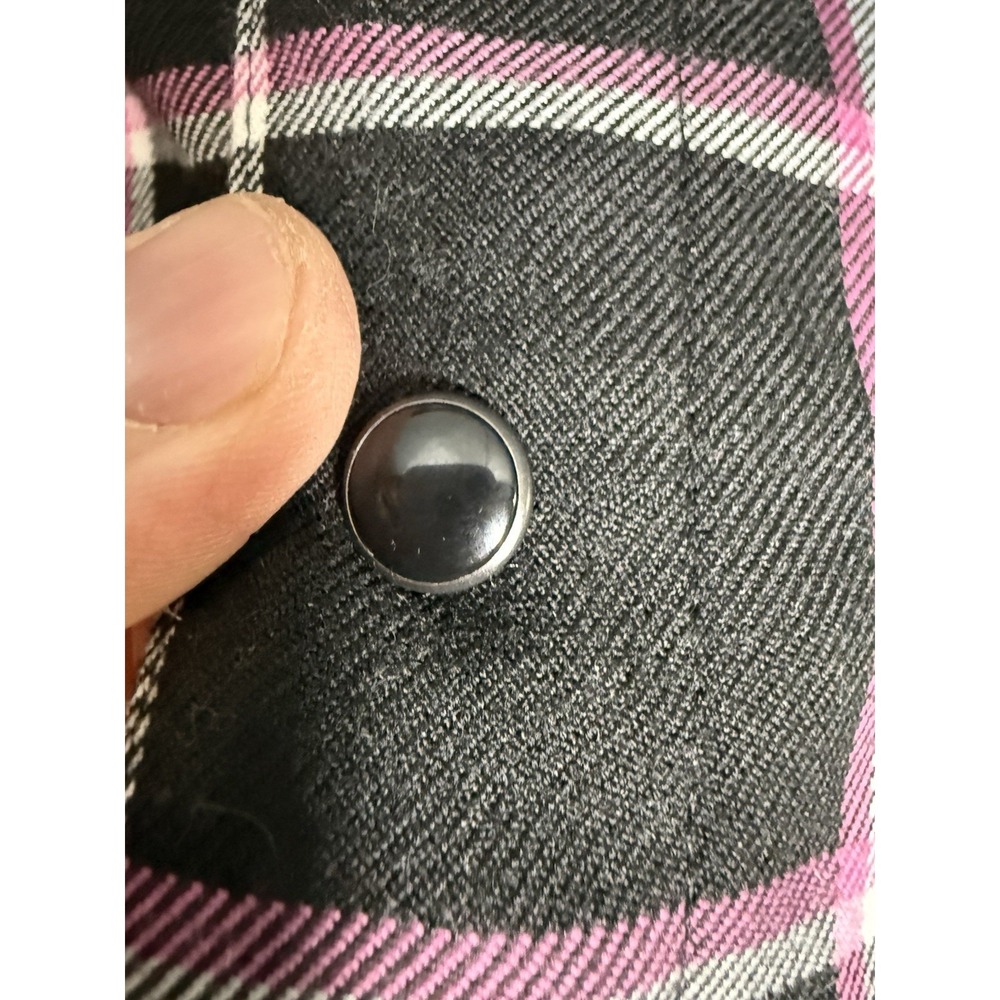 Dixxon Electric Snap-On Breast Cancer Awareness Flannel Shirt Limited Edition XL - Picture 2 of 9